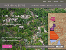 Tablet Screenshot of originalbeans.com